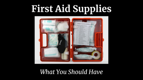 First Aid Supplies