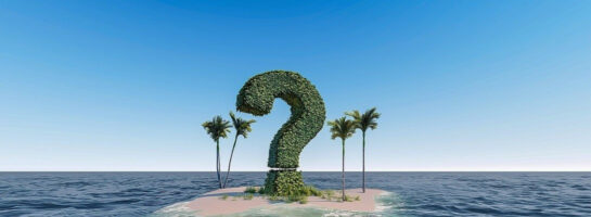 Island with question tree