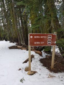 Sierra Buttes sign