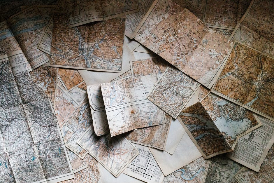 Many maps, one on top of the other