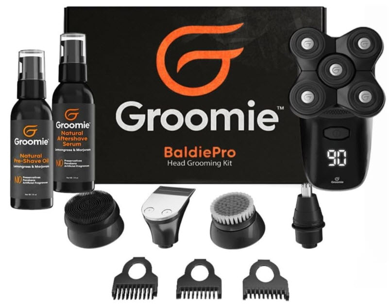 Amazon photo of Groomie head shaver