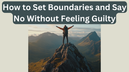 How to set boundaries