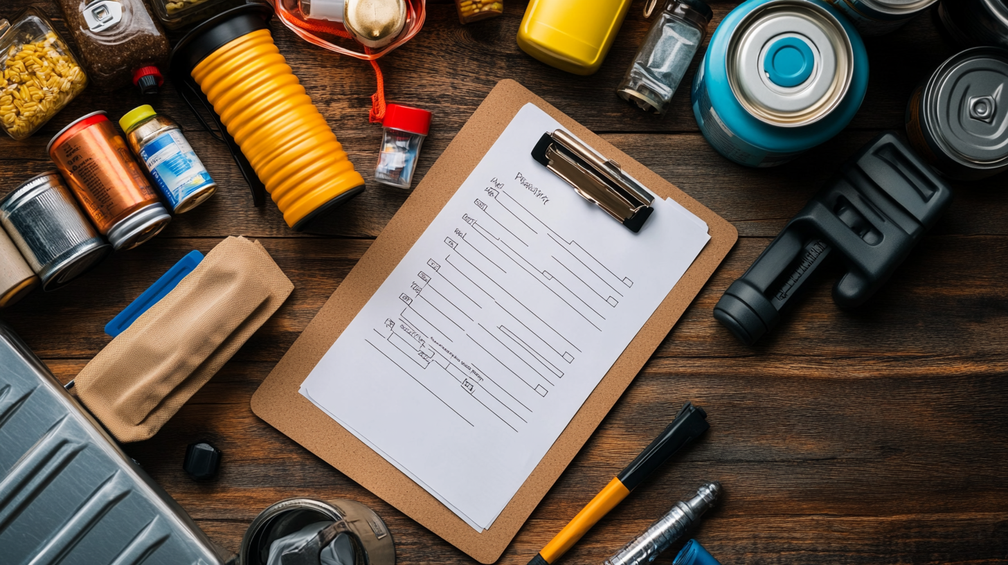 checklist on a clipboard