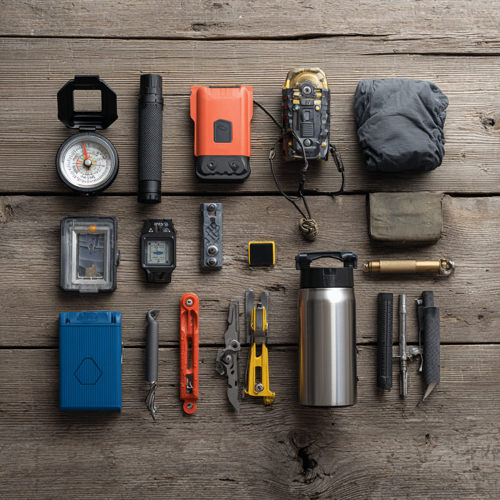 Flat lay of essentials