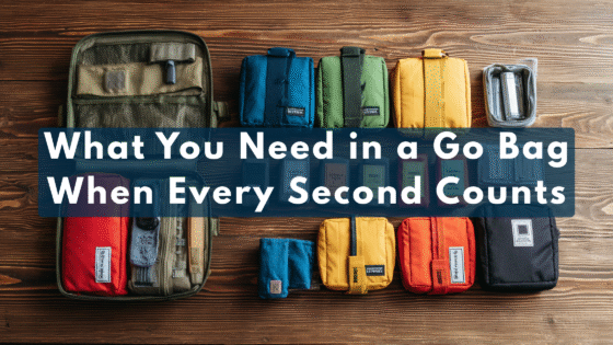 What You Really Need in a Go Bag When Every Second Counts