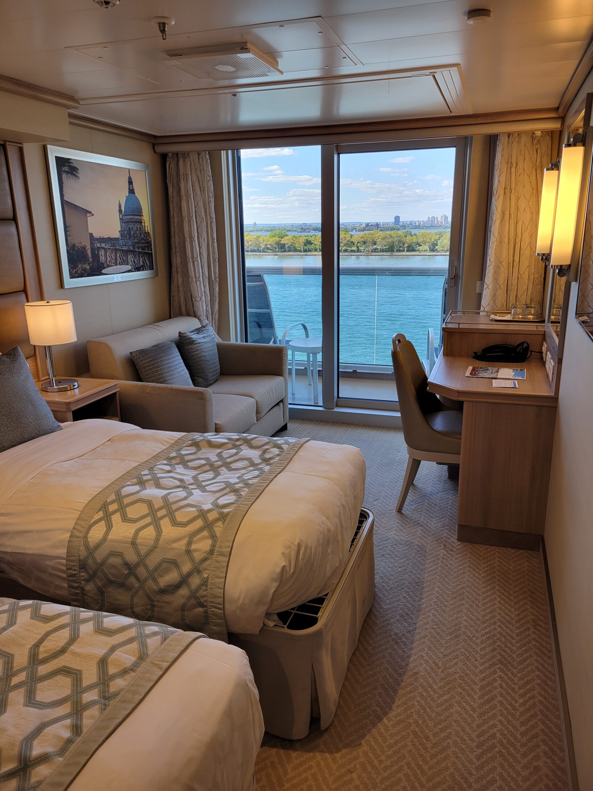 Princess balcony cabin with ocean view